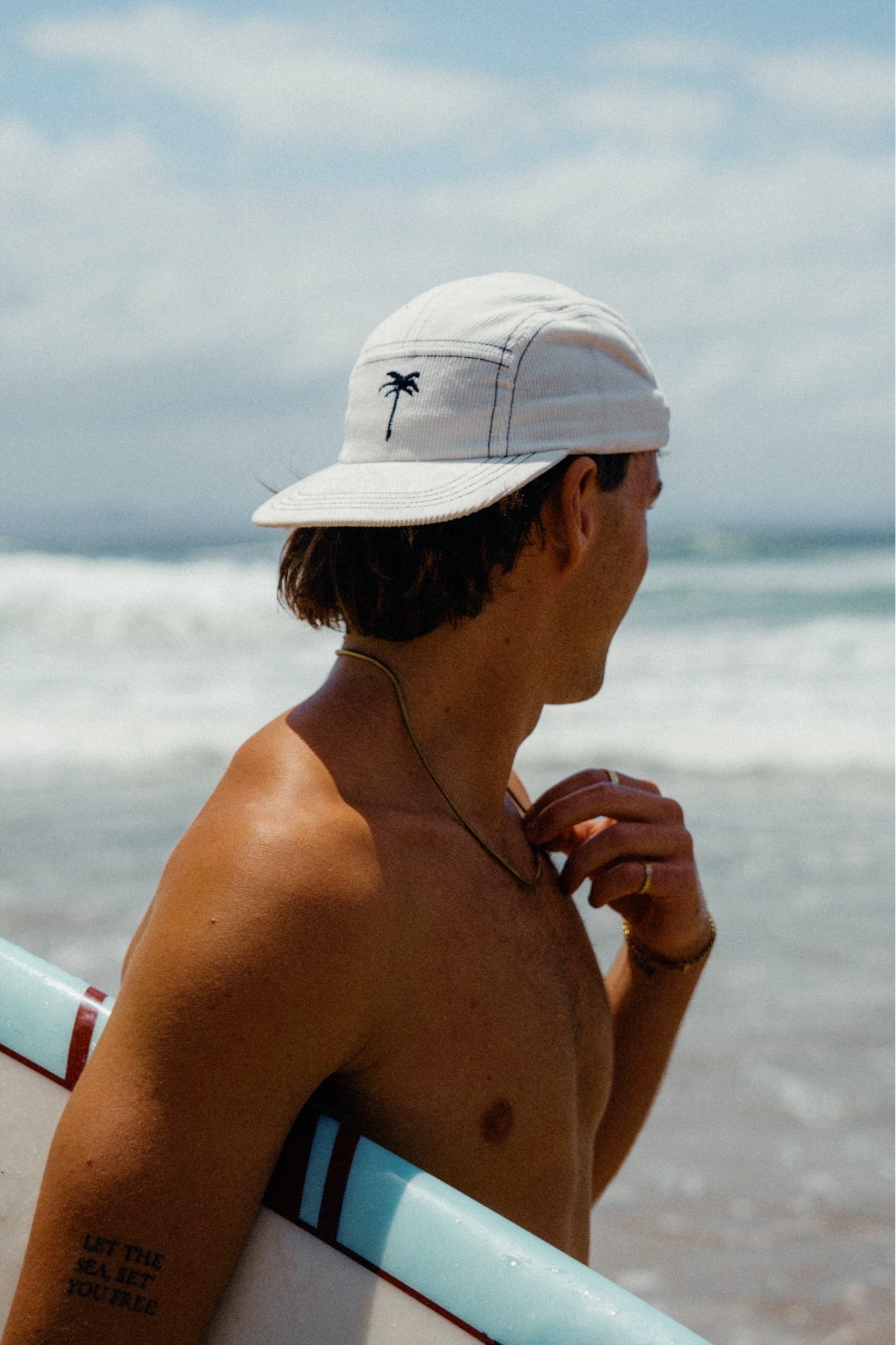 White Cord Cap