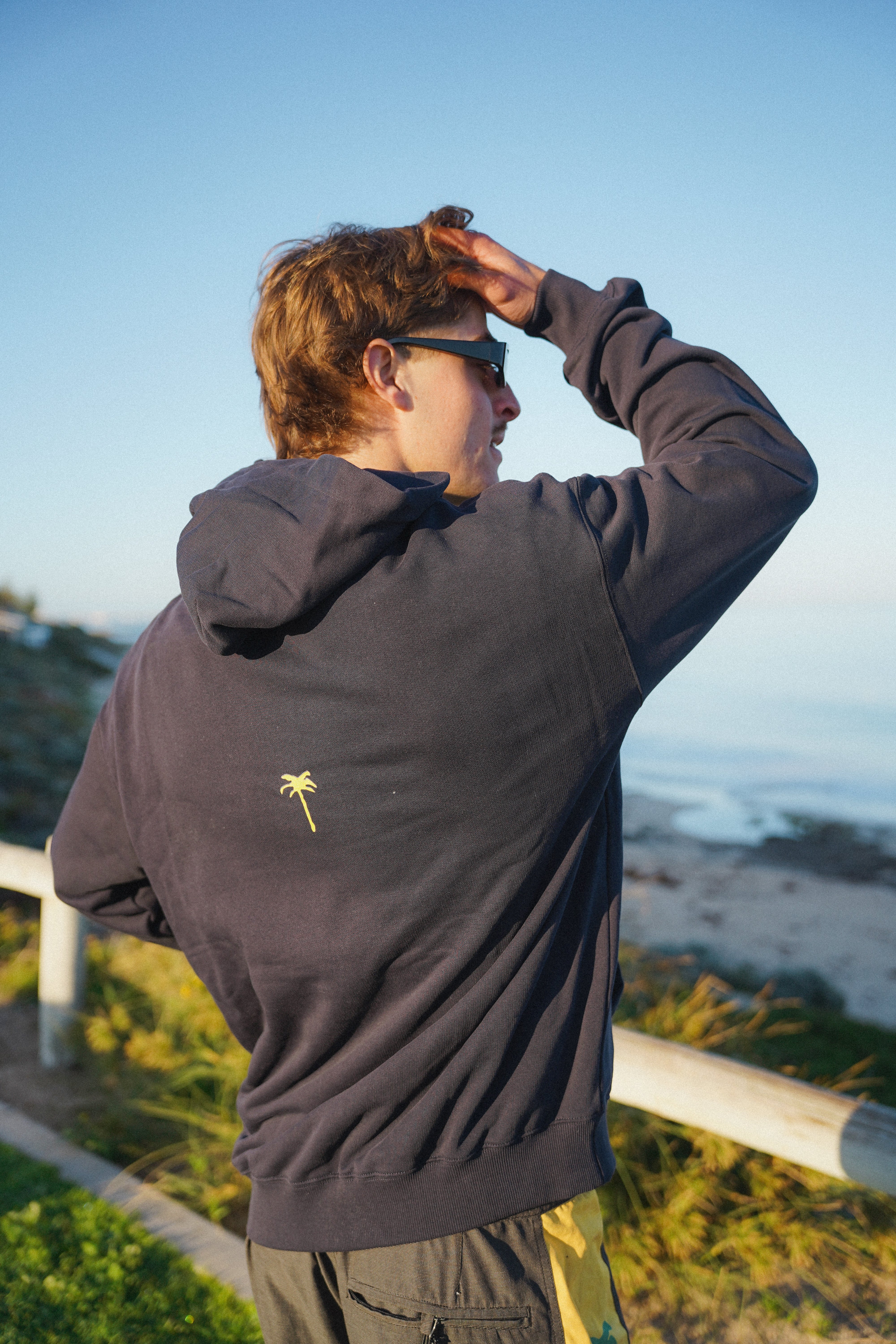 Palm Hood | Yellow / Blue