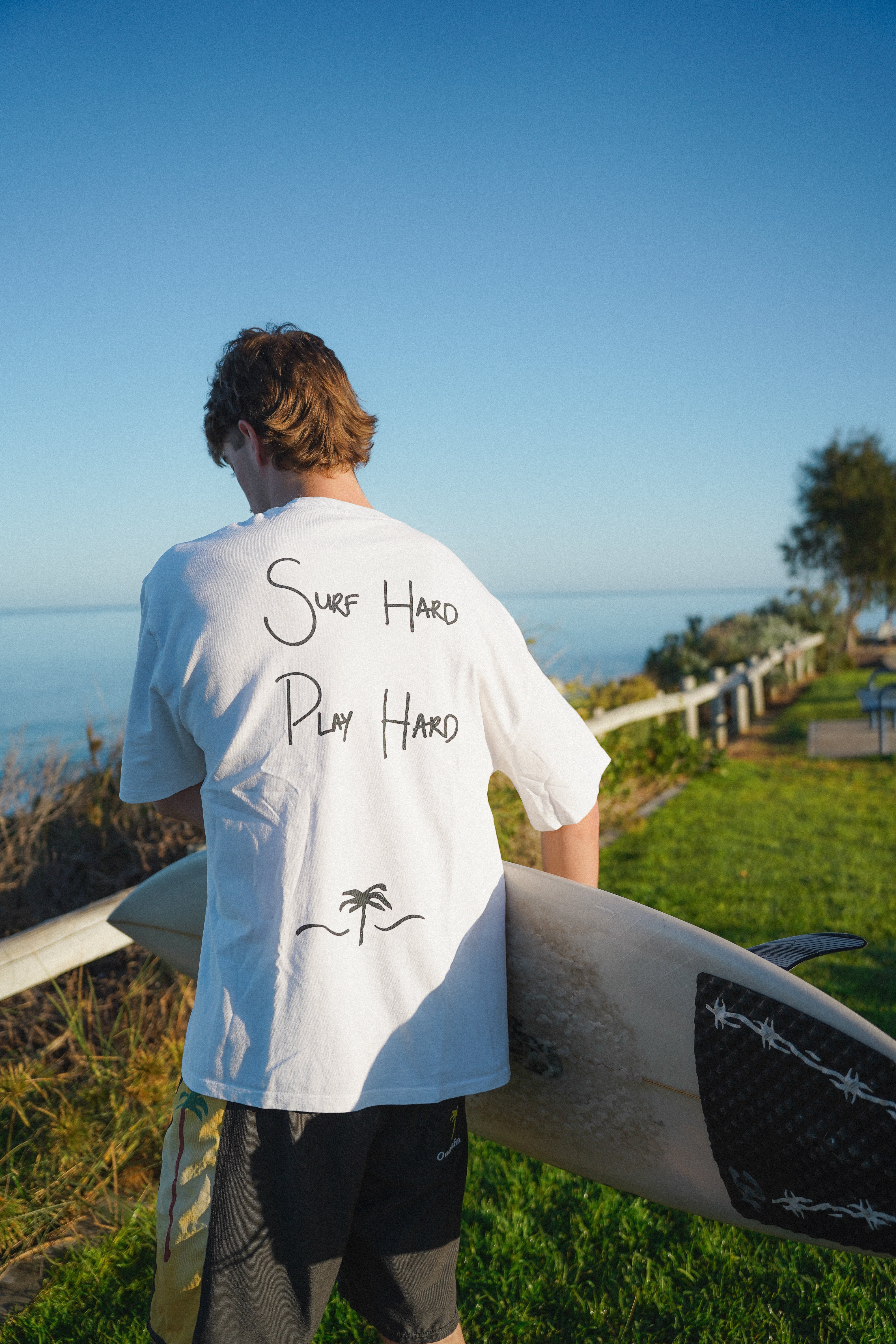 Surf Hard, Play Hard Tee