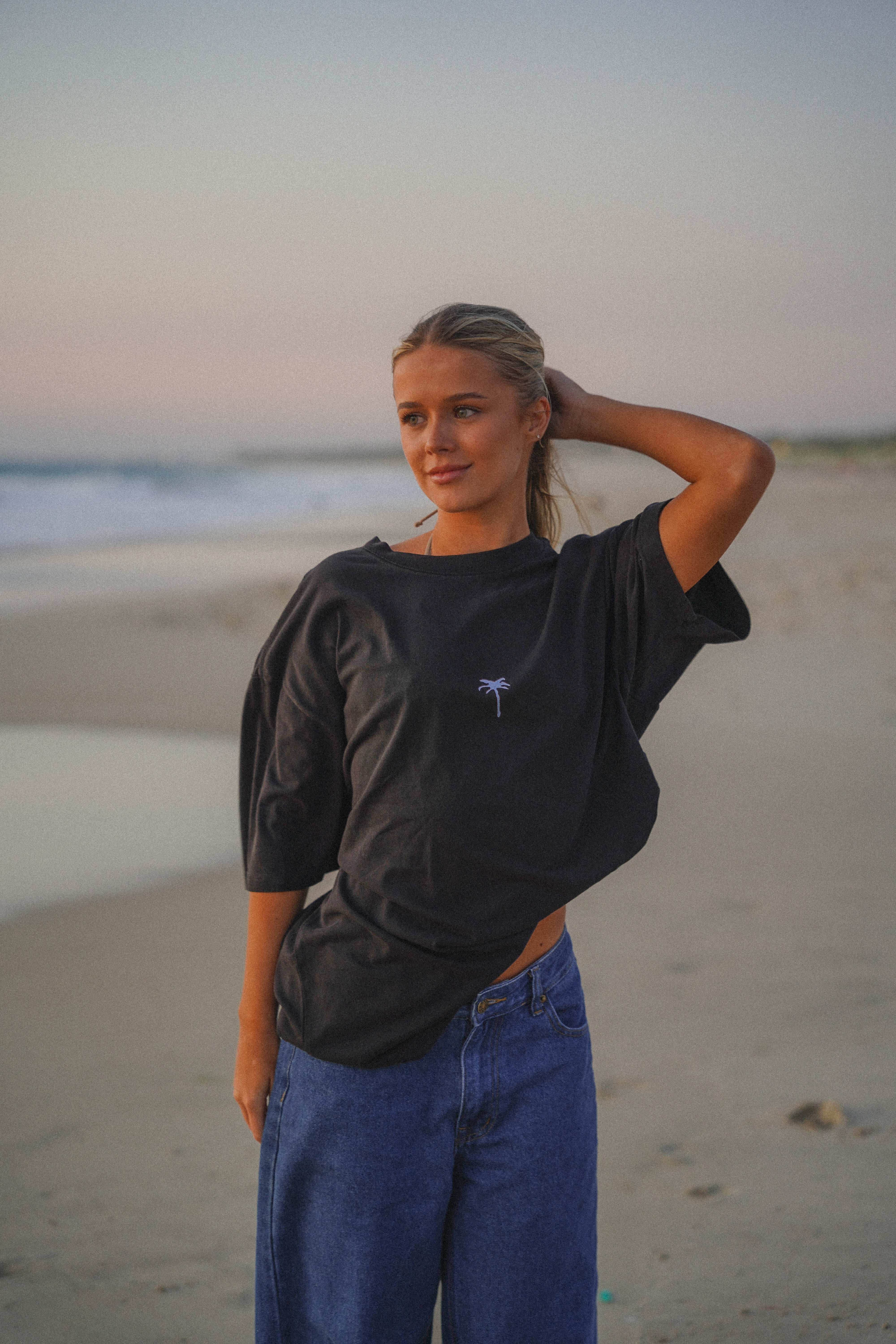 Palm Tee | Purple / Blue